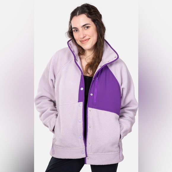 Alder Apparel Jackets & Blazers - like new xs/s alder apparel go far fleece purple